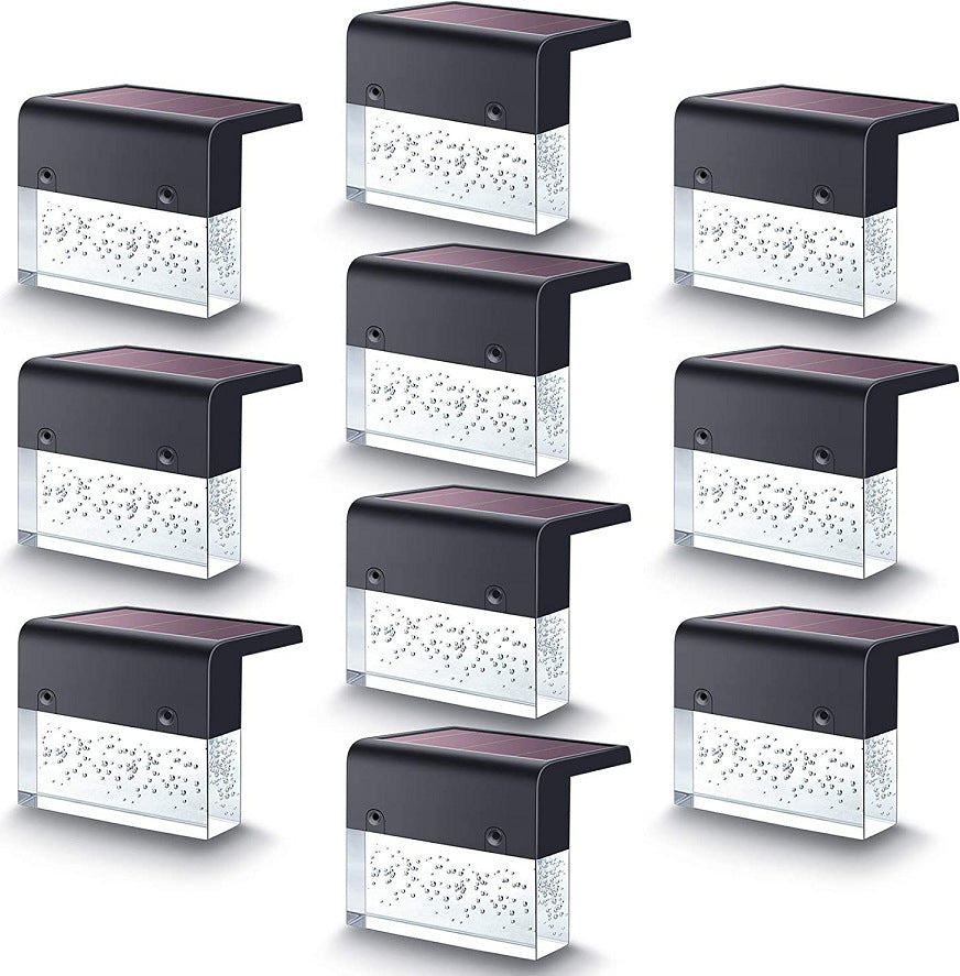 Solar LED Fence Lights – RGB Color-Changing, Waterproof (6-Pack)