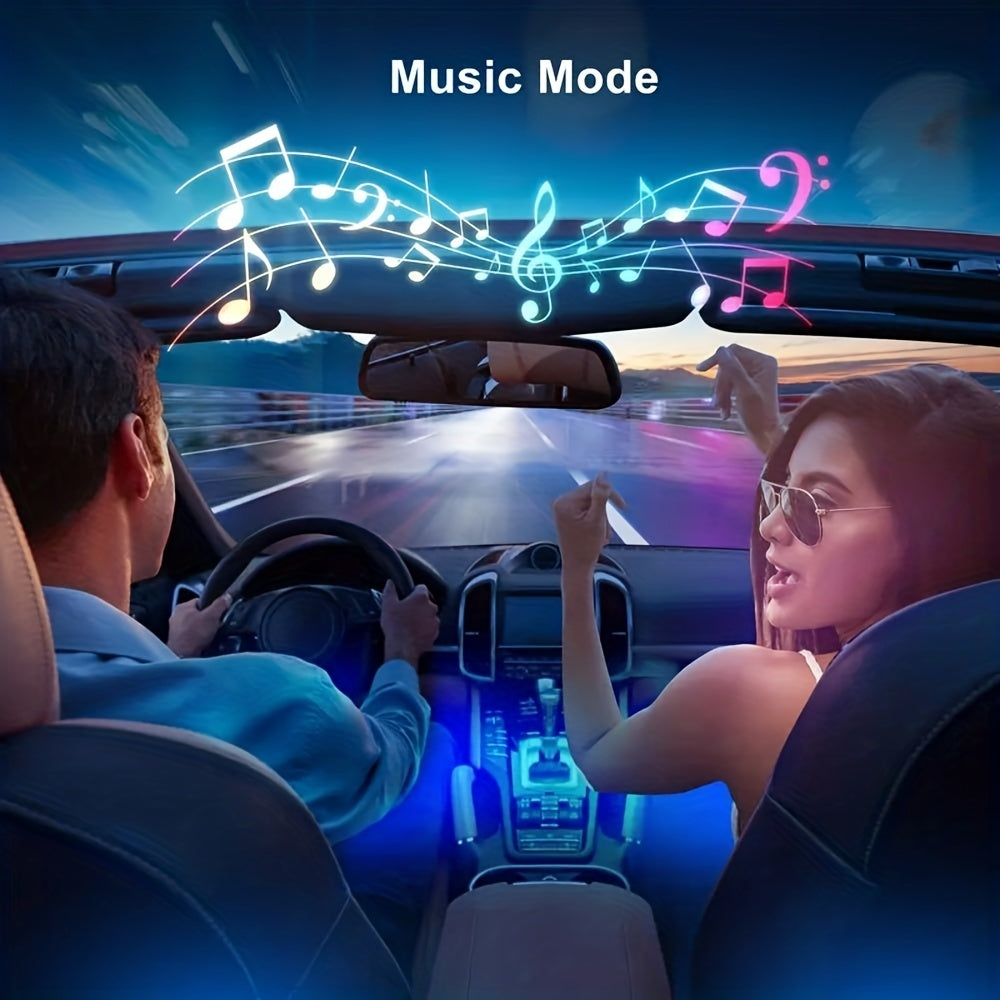RGB LED Strip Light – Music Sync, USB Powered with Remote (48 LEDs)