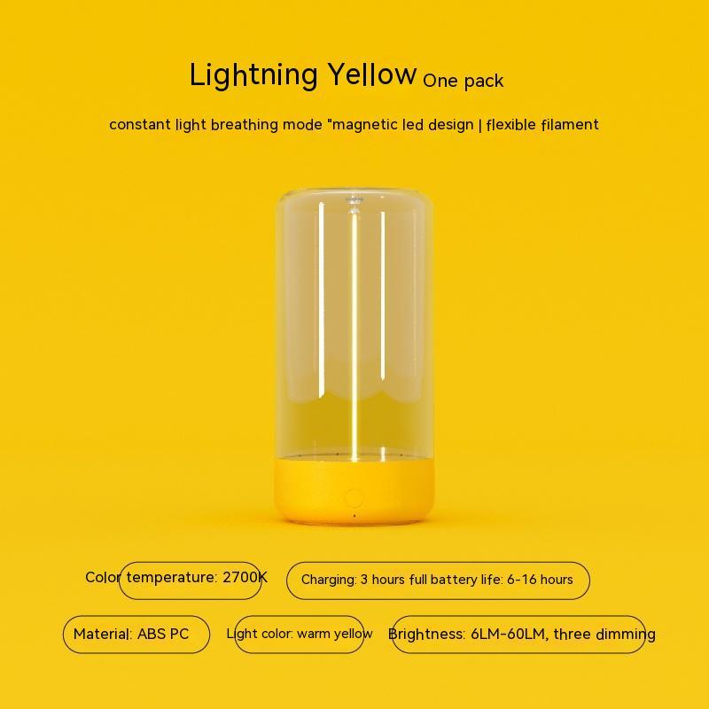 Rechargeable LED Night Light – Soft Glow, Portable & USB-C Powered