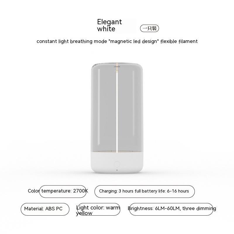 Rechargeable LED Night Light – Soft Glow, Portable & USB-C Powered