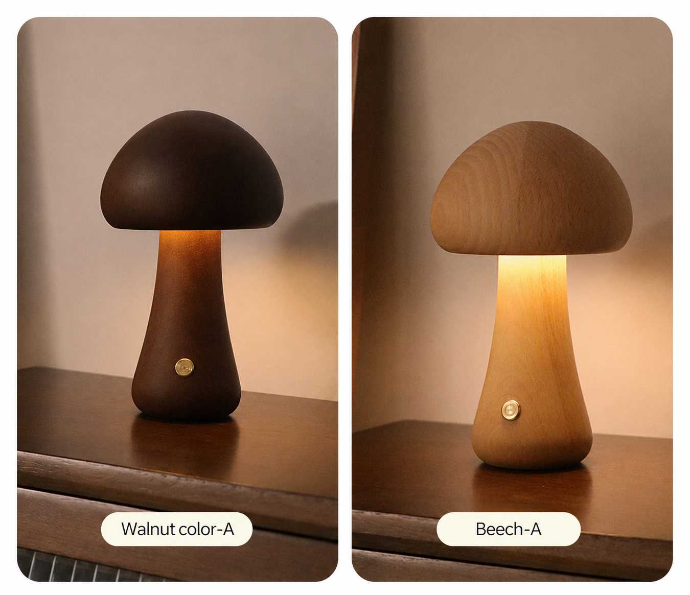 Nordic Mushroom Table Lamp
