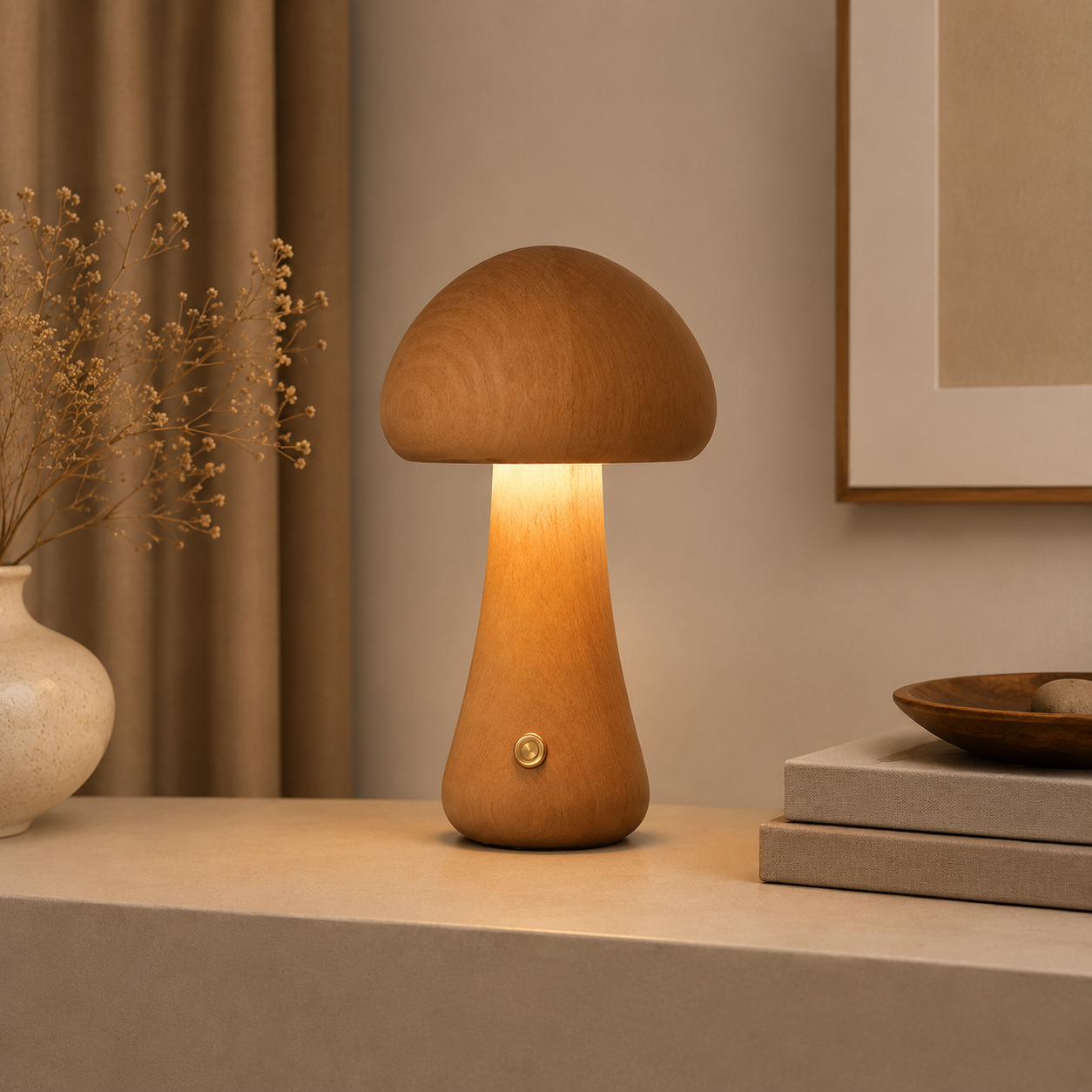 Nordic Mushroom Table Lamp