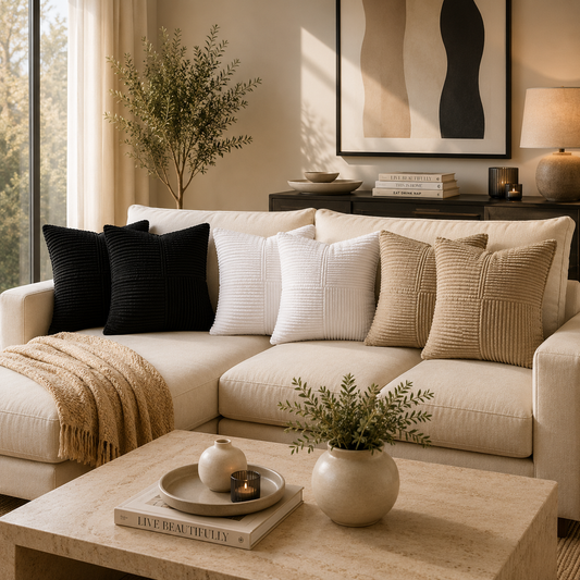 Modern Plush Cushion Collection