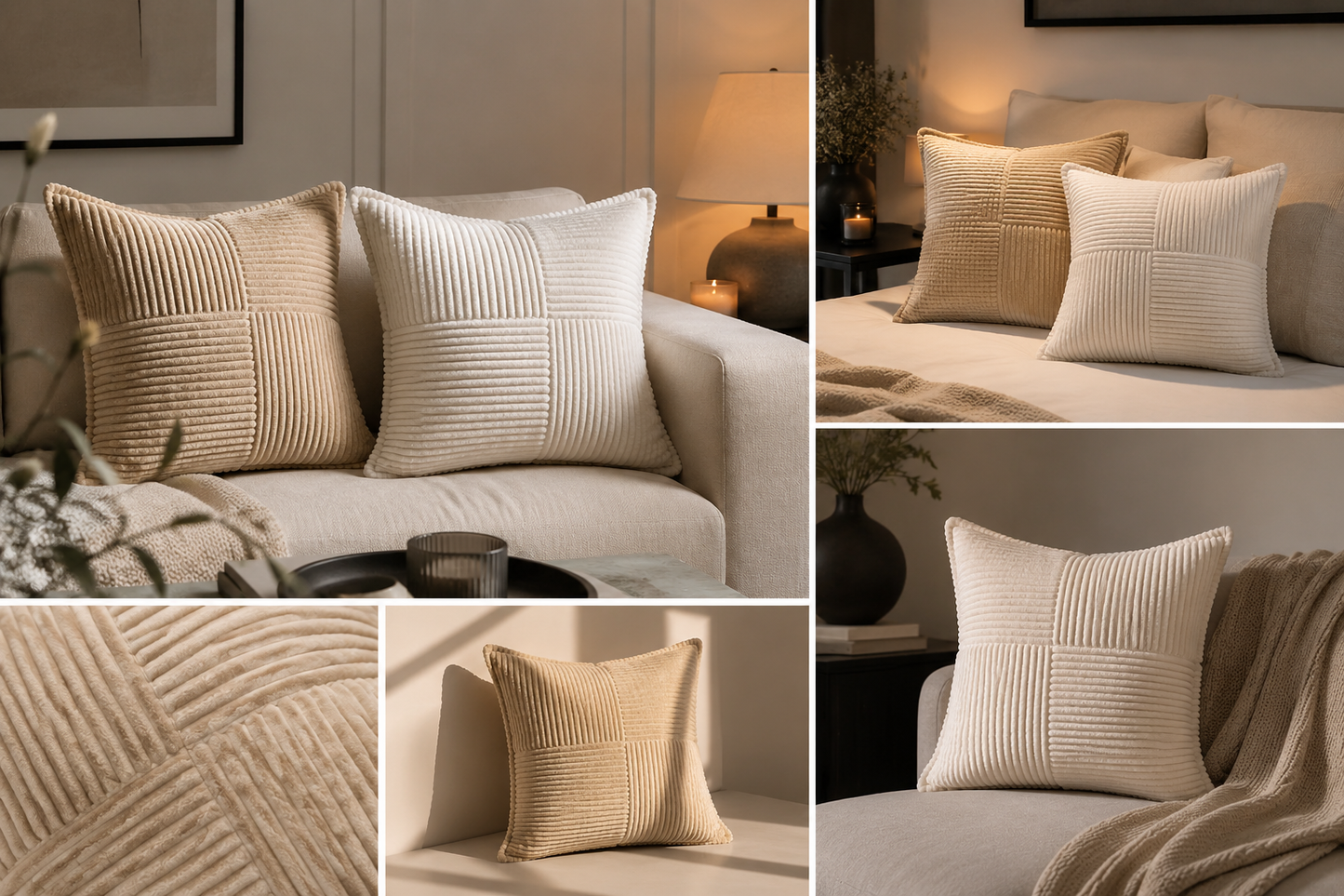 Modern Plush Cushion Collection