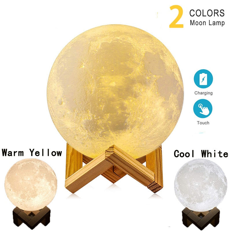 Moon Lamp With 16 colors