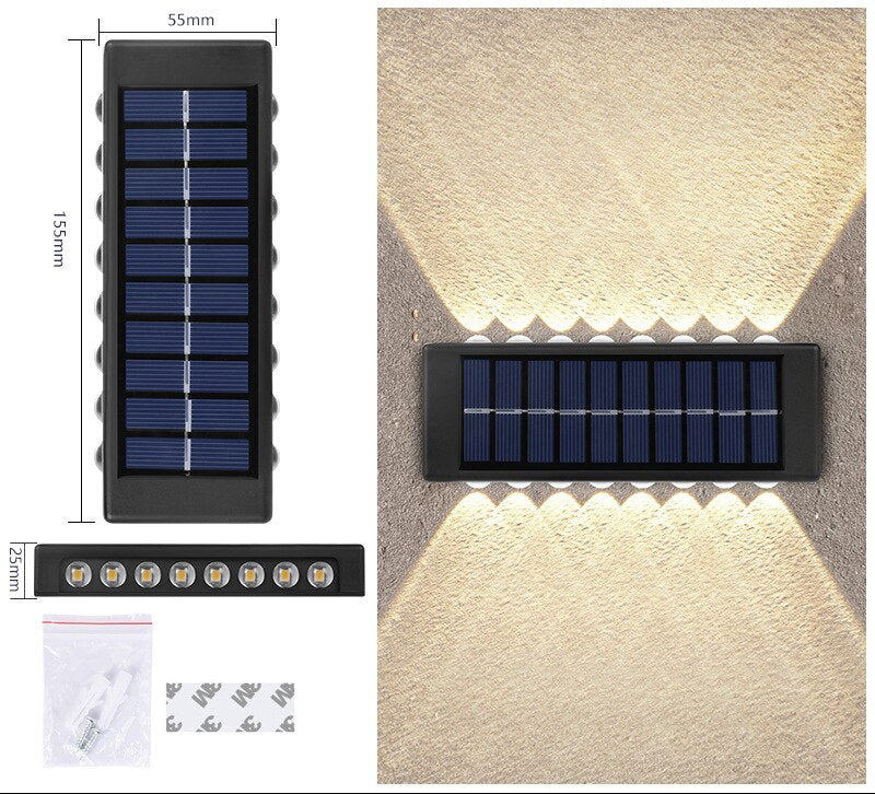 Outdoor Wall LED Light Solar