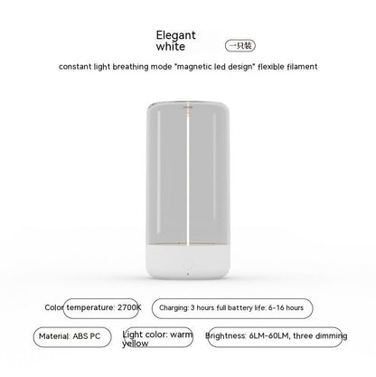 Rechargeable LED Night Light – Soft Glow, Portable & USB-C Powered
