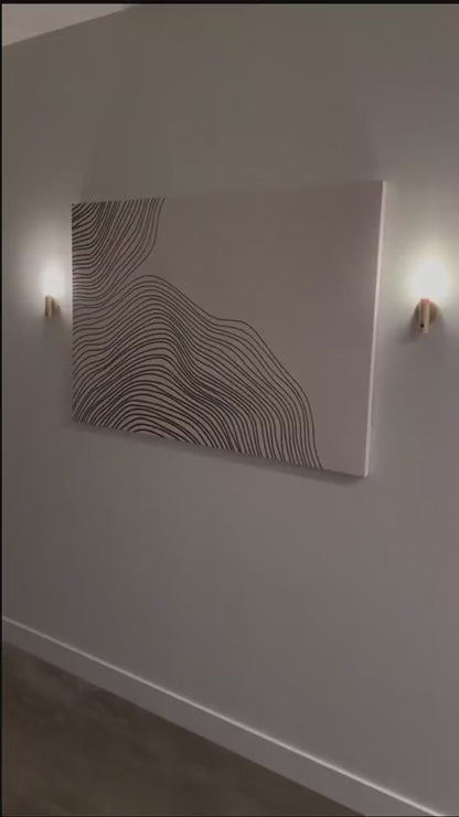 Rechargeable Motion Sensor Cabinet Light – USB Magnetic Wood LED Night Lamp